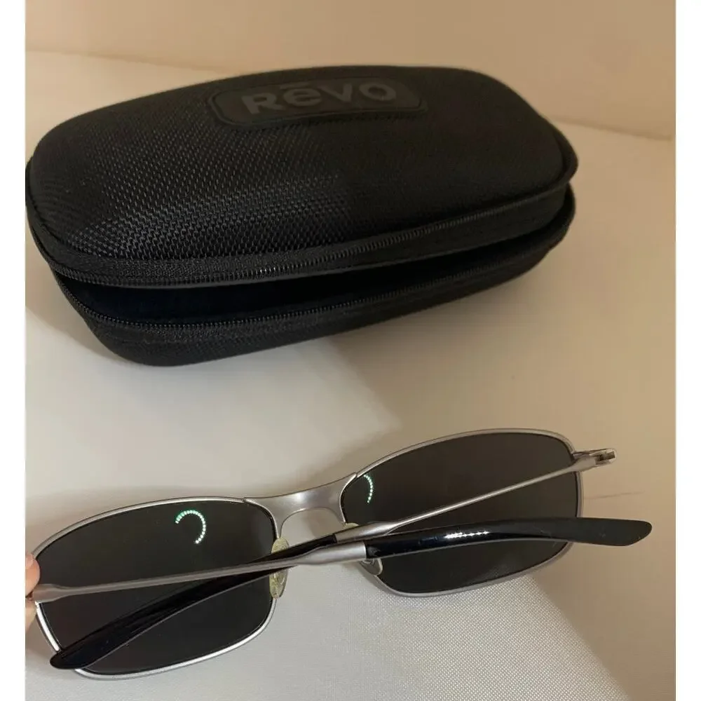Revo Men's Descend Sunglasses with Dark Polarized Lens and Hard Case